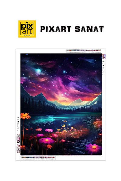 pixartsanat Fabulous Landscape 40X50 Pixart Art Diamond Mosaic Painting Diamond Turkey