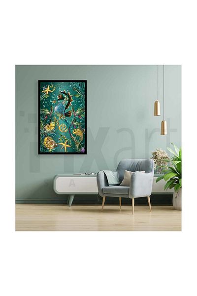 pixartsanat Underwater Miracles Pixart Art Diamond Mosaic Painting Daimond Turkey 48*71