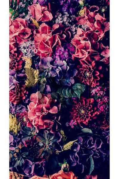 pixartsanat Purple Flowers Pattern Pixart Art Diamond Mosaic Painting Diamond Turkey 40*60