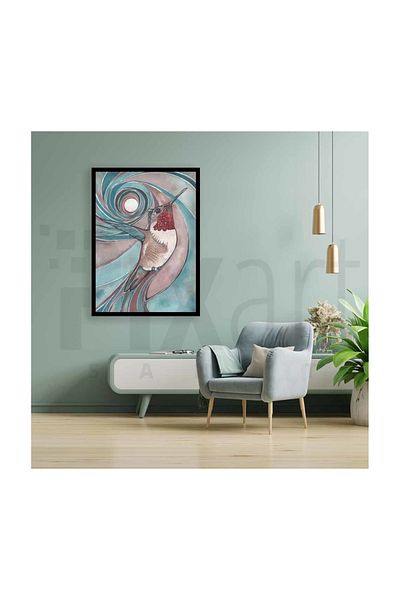 pixartsanat Hummingbird Drawing PixArt Art Diamond Mosaic Painting Diamond Turkey 55*76