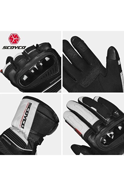 Scoyco MC82 KIŞLIK ELDİVEN BEYAZ