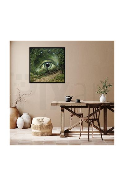 pixartsanat Eye of Nature Pixart Art Diamond Mosaic Painting Diamond Turkey 61*61