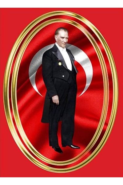 pixartsanat Flag And Ataturk Pixart Art Diamond Mosaic Painting Diamond Türkiye 43*61