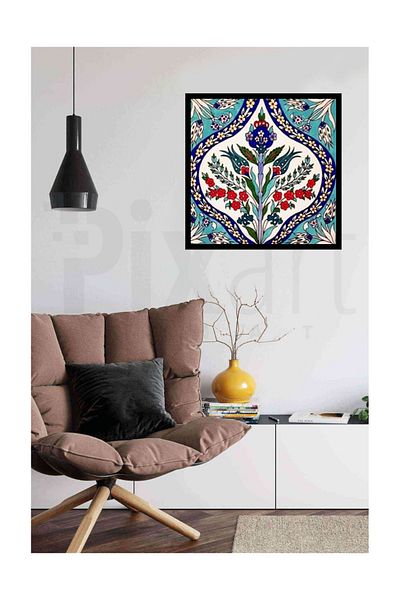 pixartsanat Flower And Tulips Pixart Art Diamond Mosaic Painting Diamond Turkey 57*57