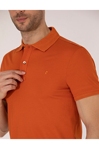 Pierre Cardin Καφέ μπλουζάκι με λαιμόκοψη με κανονική εφαρμογή 50262665 -VR040