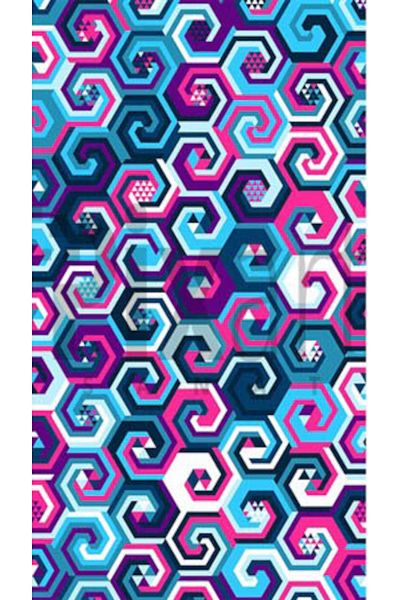 pixartsanat Colorful Hexagon Pattern Pixart Art Diamond Mosaic Diamond Turkey 40*60
