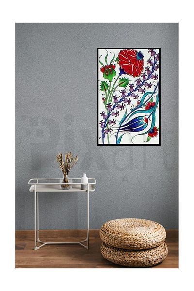 pixartsanat Tulip And Flower Pattern Pixart Art Diamond Mosaic Painting Diamond Türkiye 55*86