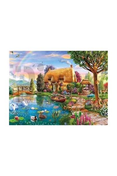 pixartsanat Dream House Pixart Art Diamond Mosaic Painting Diamond Turkey 76*51