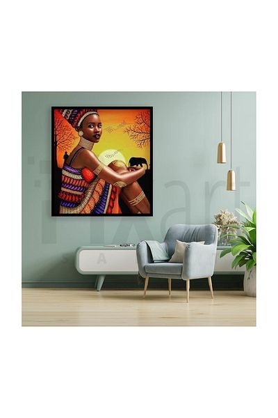 pixartsanat Melez Woman Pixart Art Diamond Mosaic Painting Diamond Türkiye 56*61