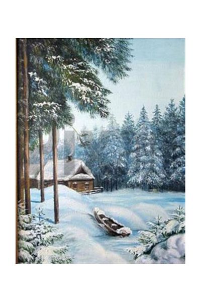 pixartsanat Tree House Pixart Art Diamond Mosaic Painting Diamond Turkey 51*69