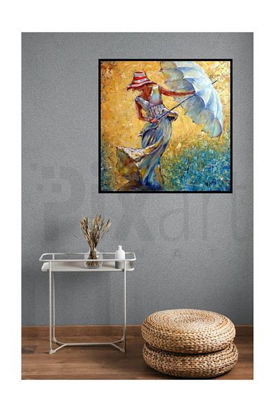 pixartsanat Woman in the Wind Pixart Art Diamond Mosaic Painting Diamond Turkey 69*69