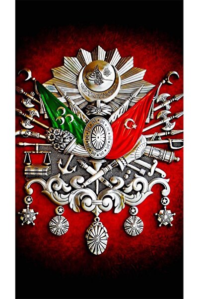 pixartsanat Osmanlı Tuğrası Pixart Sanat Elmas Mozaik Tablo Diamond Türkiye 4...