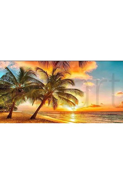 pixartsanat Big Sunset 70 * 40 Cm Pixart Art Diamond Mosaic Painting Diamond Turkey