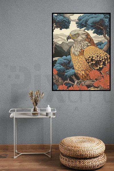 pixartsanat Şahin 30*40cm Pixart Art Diamond Mosaic Painting Diamond Türkiye