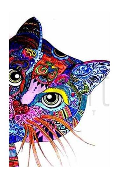 pixartsanat Pattern Cat Pixart Art Diamond Mosic Painting Daimond Türkiye 40*60