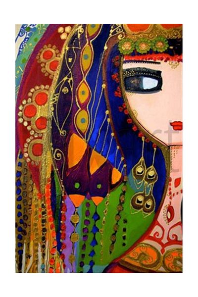 pixartsanat Ethnic Women's Pixart Art 41*61