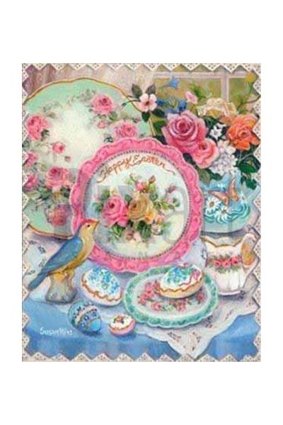 pixartsanat Floral Plate Set Pixart Art Diamond Mosaic Painting Diamond Türkiye 46*56