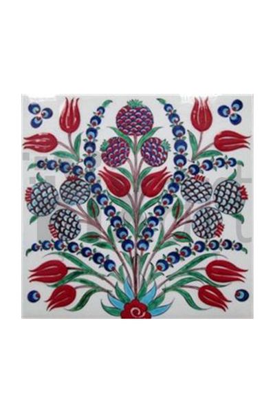 pixartsanat Tulip Tile Pattern Pixart Art Diamond Mosaic Painting Diamond Turkey 53*53