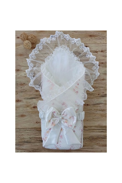 Narnuga Mi̇rayli̇fe Newborn Honeysuckle Patterned Crown Embroidered Deluxe Sw...