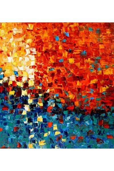 pixartsanat Pixart Art - Diamond Mosaic Painting with Colored Paper Pieces, Diamond Türkiye 58*63