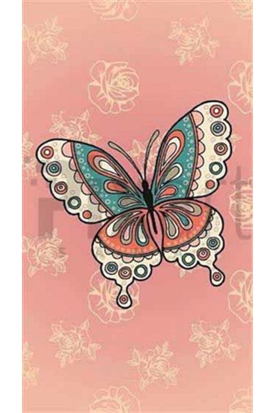 pixartsanat Sweet Butterfly Drawing Pixart Art Diamond Mosaic Painting Diamond Turkey 38*66