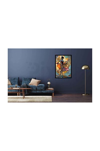 pixartsanat Mysterious Ballerina Pixart Art Diamond Mosaic Painting Diamond Turkey 36*51