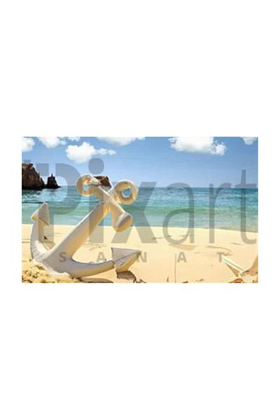 pixartsanat Beach and Sea Diamond Mosaic Painting Diamond Turkey 40*69