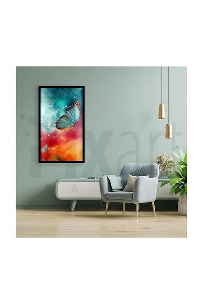 pixartsanat Color Butterflies With Comb Pixart Art Diamond Mosaic Painting Diamond Turkey 50*83