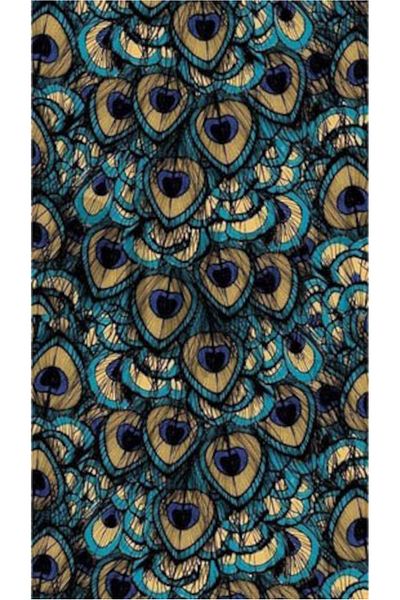 pixartsanat Pixart Art Diamond Mosaic Peacock Feathers - Diamond Turkey 38*69
