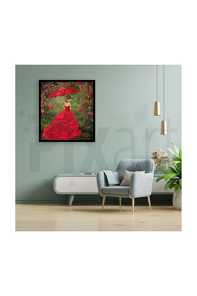 pixartsanat The Magic of Roses Pixart Art Diamond Mosaic Painting Diamond Turkey 48*56