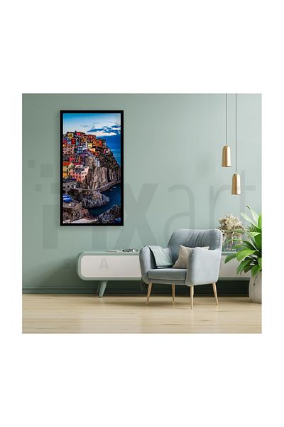 pixartsanat Cinque Terre National Park Pixart Art Diamond Mosaic Painting Diamond Türkiye 37*69