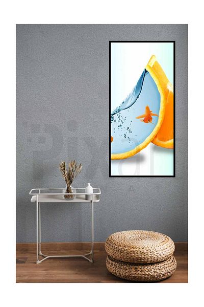 pixartsanat Orange Peel And Goldfish Pixart Art Diamond Mosaic Painting Diamond Turkey 33*51