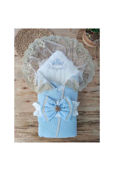 Narnuga MİRAYLİFE قماط بطانية أطفال منسوجة من تريلوكس لحديثي الولادة