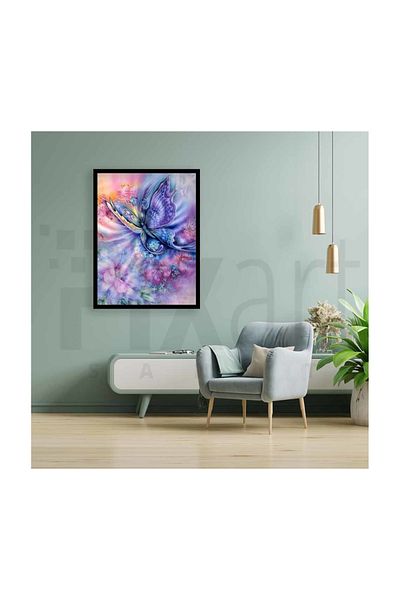 pixartsanat Dream Butterfly Pixart Art Diamond Mosic Painting Daimond Turkey 48*60