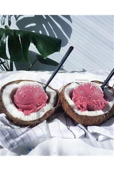 pixartsanat Ice Cream Service in Coconut Pixart Art Diamond Mosaic Painting Diamond Turkey 41*51
