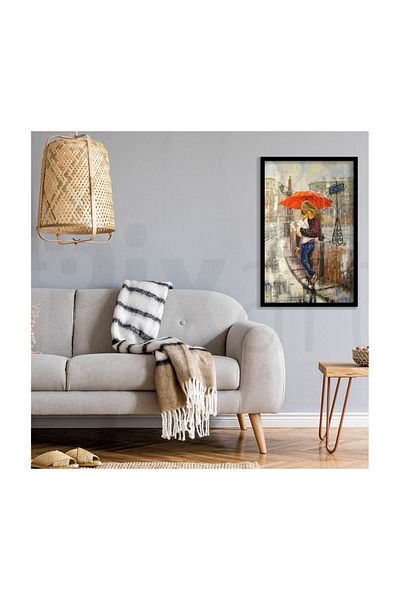 pixartsanat Rain And Happy Couple Pixart Art Diamond Mosaic Painting Diamond Türkiye 53*89