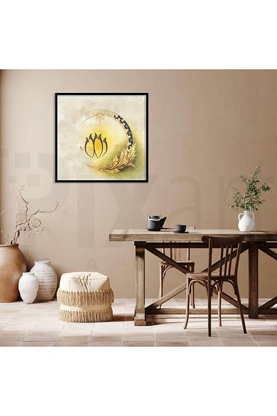 pixartsanat 45X45 Pixart Diamond Mosaic Painting - Line Art Diamond Türkiye