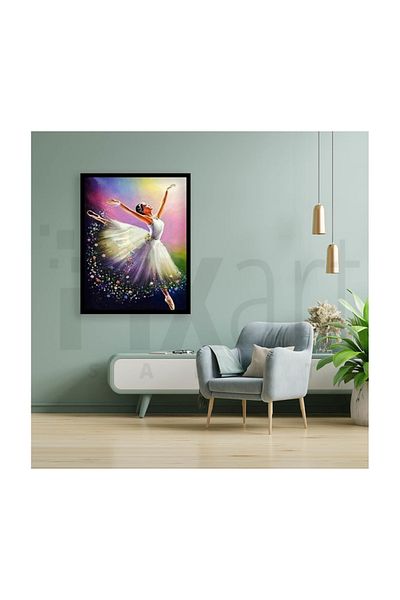 pixartsanat Ballerina Girl Pixart Art Diamond Mosaic Painting Diamond Turkey 69*86