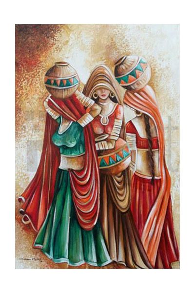 pixartsanat Women Carrying Tests Pixart Art Diamond Mosaic Painting Diamond Turkey 40*50