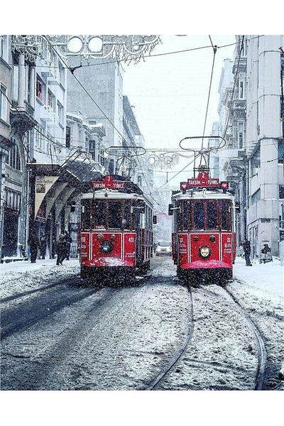 pixartsanat Snow And Taksim Pixart Art Diamond Mosaic Painting Diamond Türkiye 40*60