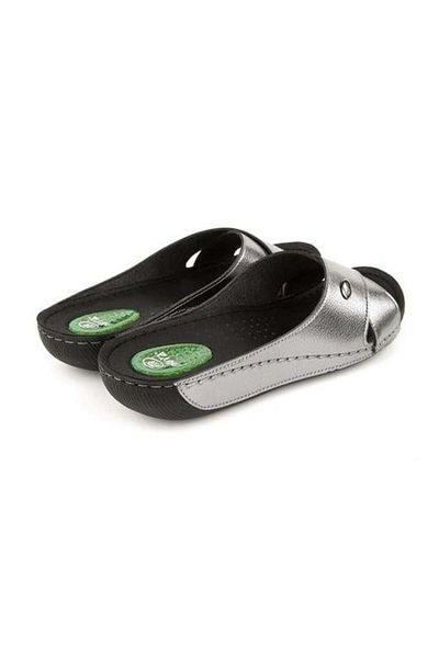 sistem Sist Cyrus Anatomical Heel Spur Gel Supported Slappers-Silver