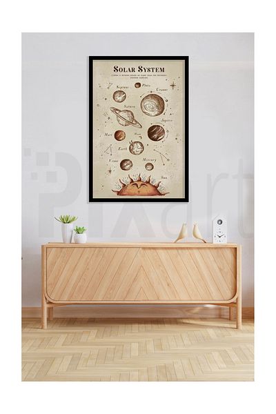 pixartsanat Solar System Pixart Art Diamond Mosaic Painting Diamond Türkiye 40*60