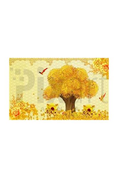 pixartsanat Luxuriant Tree Pixart Art Diamond Mosaic Painting Diamond Türkiye88*55