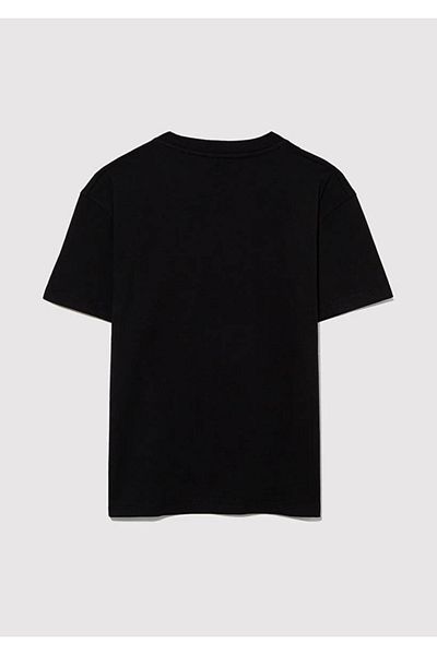 Mavi Tricou negru brodat cu logo Loose Fit / Loose Relaxed Fit 6610214 -900