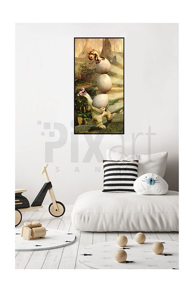 pixartsanat 40*60 Ice Age Sid Pixart Diamond - Turkey Art Diamond Mosaic