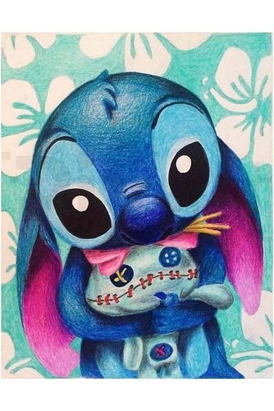 pixartsanat Stitch And Toy 40x50 PixArt Art Diamond Mosaic Painting Diamond Türkiye