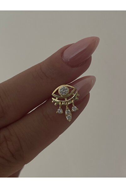 Sade Accessory Taşlı Göz Küpe Tek