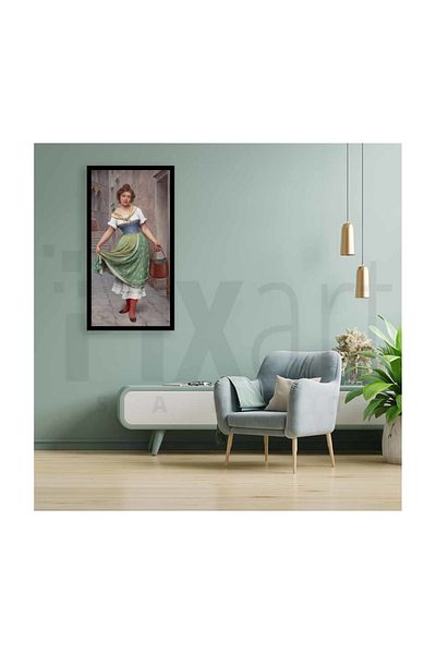 pixartsanat The Water Carrierby Eugen Von Blaas Pixart Art Diamond Mosaic Painting Diamond Turkey 37*69