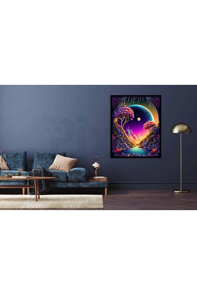 pixartsanat Dream Planet 30*40 Pixart Art Diamond Mosaic Painting Diamond Turkey
