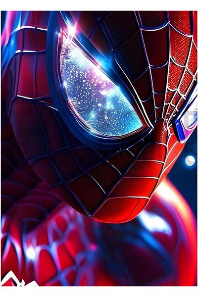 pixartsanat Spiderman 40x50 PixArt Art Diamond Mosaic Painting Diamond Turkey